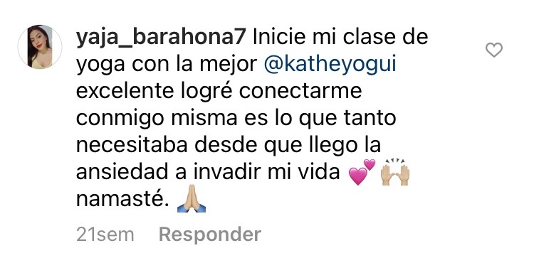 Testimonio positivo #5 sobre el Método KY para aprender yoga y meditación